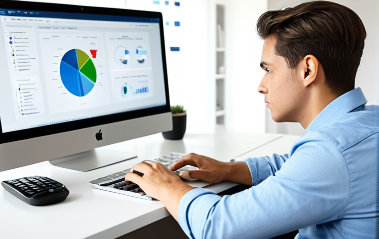 A focused young professional, fully clothed in modest smart casual attire, sitting comfortably at a modern desk in a bright and clean home office environment. They are looking intently at a laptop screen which displays abstract security graphics like a lock icon or a strong password indicator. The scene is captured with professional photography, high resolution, and sharp focus, emphasizing proactivity in digital security. Perfect anatomy, correct proportions, well-formed hands, natural pose, natural body proportions. Safe for work, appropriate content, family-friendly.