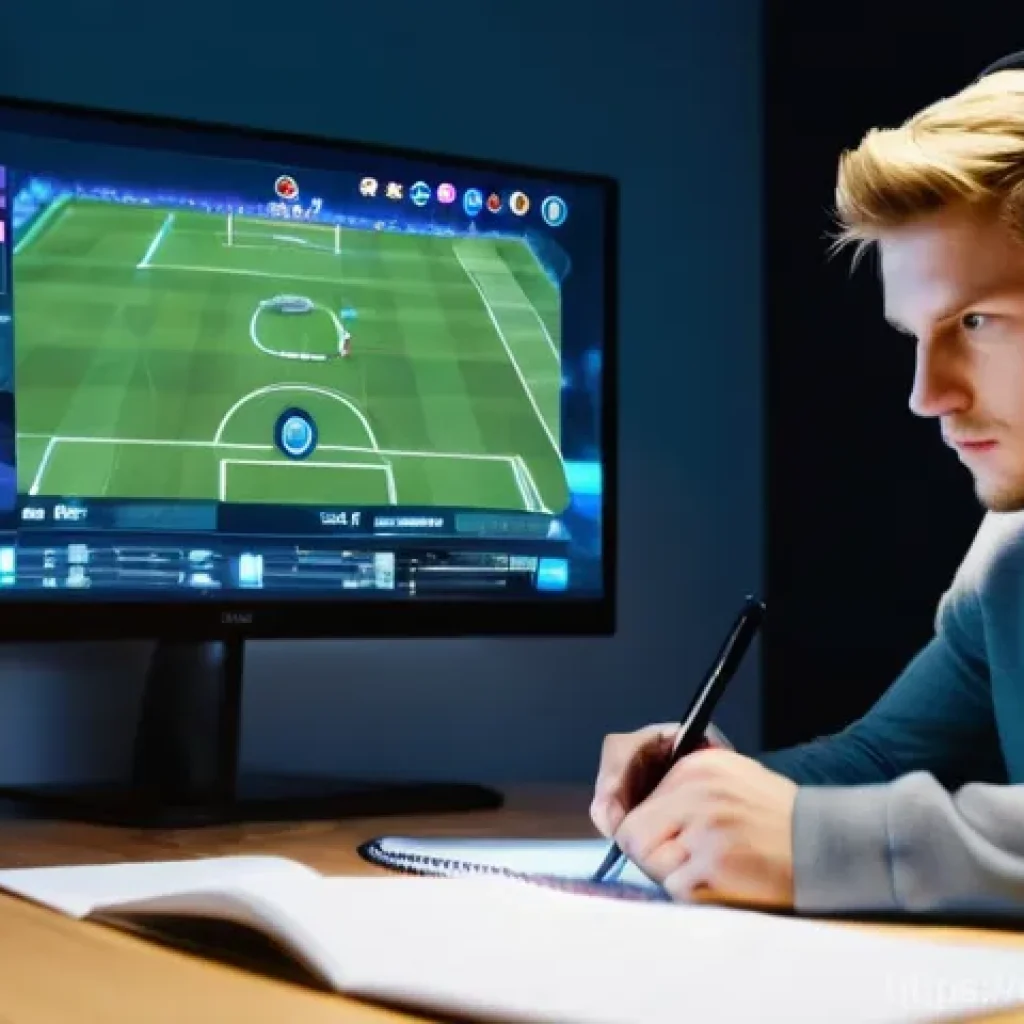 FC온라인 경기 리플레이 분석 - **Prompt 1: Deep Dive into Gameplay Replay Analysis** A young adult, either male or female, with...