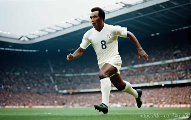 FC온라인 레전드 모드 팁 - Image Prompt 1: Legendary Playmaker in Action**